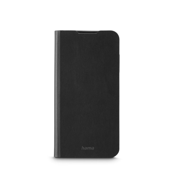 Hama Eco Premium Funda para Samsung Galaxy S25 - Antideslizante - Cierre Magnetico - Antihuellas - Poliuretano Termoplastico - Funcion de Soporte - Bordes Elevados - Color Negro