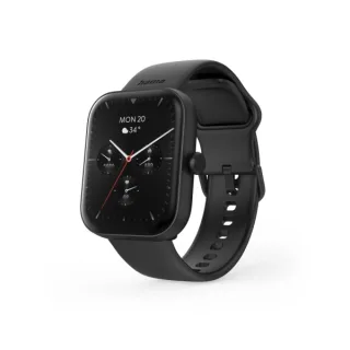 Hama 5000 Reloj Inteligente Smartwatch - Bluetooth 5.3 - Bateria 300mAh - Pantalla TFT 1.65" - IP68 - Pulsera de Silicona - 3.9x1.3x4.7cm - Color Negro
