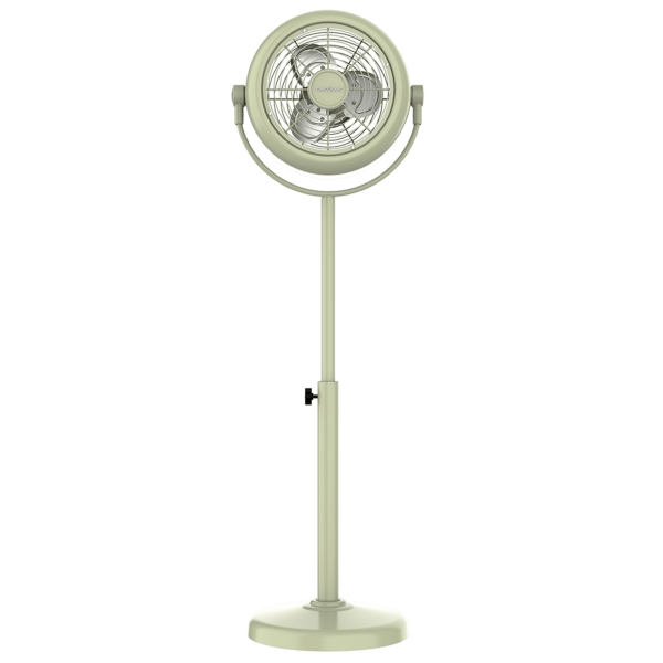 Cecotec EnergySilence 250 ClassicStyle Ventilador de Pie con 3 Aspas - 25W - Diametro de 10" - Inclinacion Ajustable - 2 Velocidades - Elegante y Minimalista - Rejilla Protectora - Color Men