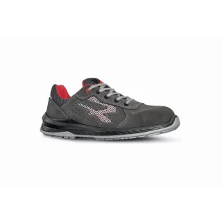 Upower Radial S ESD Calzado de Seguridad con Proteccion S1PS FO SR - Talla 35 - Gamuza Perforada, Suela Antideslizante, Puntera Airtoe Composite, Sistema Antiperforacion, Plantilla Antifatig