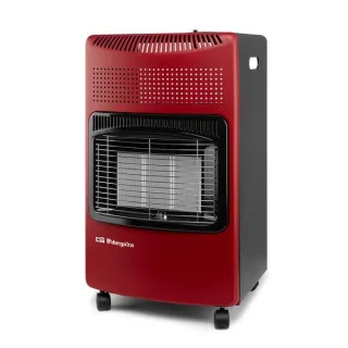 Orbegozo HCE 74 Estufa Ceramica Economica y Segura - Potencia 4200W - Clase Energetica A - Consumo Maximo 305 G/H - Triple Sistema de Seguridad - Encendido Piezoelectrico - Gas Butano/Propan