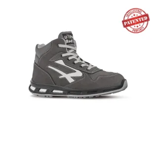 Upower Infinity S ESD Calzado de Seguridad Altos - Talla 35 - Duraderos y Ligeros, Cuero Nubuck, Puntera de Aluminio, Hidrofugos, Antiarrugas, Antideslizantes, Suela de Poliuretano, Protecci