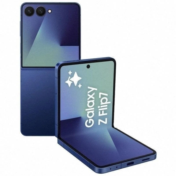 Samsung Galaxy Z Flip 7 Smartphone Plegable Pantalla 6.9" - Pantalla Exterior 4,1" - 12GB - 512GB - Camara 50MP - Bateria 4300mAh - Color Azul