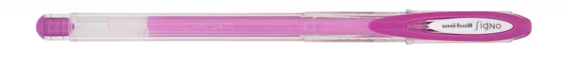 Uni-ball UM-120AC Signo Angelic Roller de Tinta Gel - Punta de Bola 0.7mm - Tinta Resistente al Agua y Luz - Escribe en Papel Negro y Blanco - Color Rosa · Pack de 12 uds.