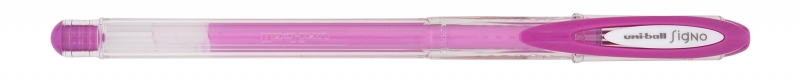 Uni-ball UM-120AC Signo Angelic Roller de Tinta Gel - Punta de Bola 0.7mm - Tinta Resistente al Agua y Luz - Escribe en Papel Negro y Blanco - Color Rosa · Pack de 12 uds.