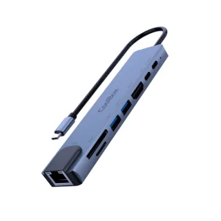 Coolbox M.DOCK C81 USB-C/1PD/2USB-A/HDMI/SD/MSD/RJ