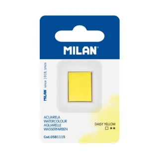 Milan Art Acuarela de Recambio - Medio Godet - Color Amarillo