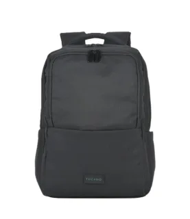 Tucano Sirio Mochila Portatil 15,6" - Banda para Trolley - Bolsillos para Botella y Paraguas - Color Negro