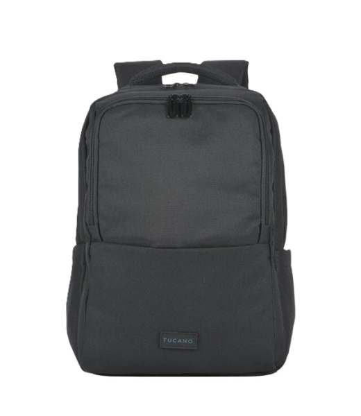 Tucano Sirio Mochila Portatil 15,6" - Banda para Trolley - Bolsillos para Botella y Paraguas - Color Negro