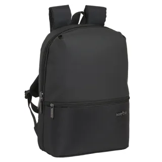Safta Business Mochila para Portatil hasta 14.1" - Doble Tirador - Bolsillo Frontal - Hombreras Ergonomicas - Espalda Acolchada - Cinta para Maletas - Asa Superior - 280x130x400mm - Color Ne