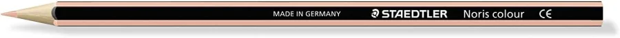 Staedtler Noris Colour 185 Lapiz Hexagonal de Color - Resistencia a la Rotura - Material Wopex - Color Beige · Pack de 12 uds.