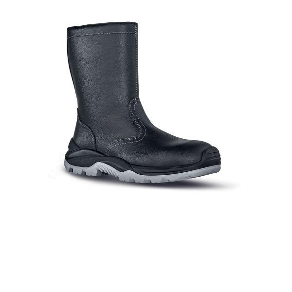 Upower Siberian Calzado de Seguridad - Talla 38 - Empeine Piel Hidrofugo, Forro Lana Ecologica, Puntal AirToe Composite, Antiperforacion, Suela Antideslizante, Proteccion S3S CI FO SR - Colo