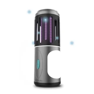 Cecotec ByeFly 3000 Go Mata Mosquitos 3 en 1 - Potencia de 5W - Bateria 1800mAh - Resistente al Agua IPX4 - Luz Lateral y Linterna - Incluye Gancho - Compacto y Portatil - Color Gris