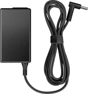 HP 65W Smart AC Adapter Adaptador de Corriente Inteligente - Diseño Compacto y Ligero - Cable 1.8 m - Color Negro
