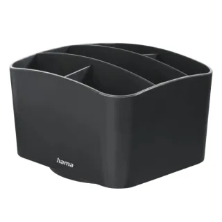 Hama Agent Organizador de Mandos a Distancia - Capacidad hasta 6 Mandos - Plastico - 13.7x12x8.8cm - Color Negro