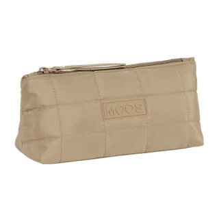 Safta Moos Capsula Camel Neceser Compacto de 2L - Cremallera - Cuadradro - Acolchado - 230x80x120mm - Color Arena