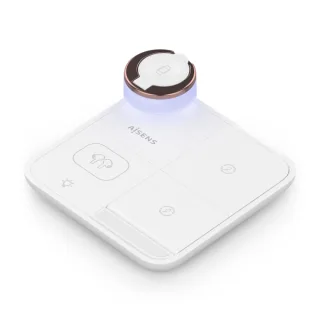 Aisens Cargador Inalámbrico USBC 15W 4 en 1 Blanco