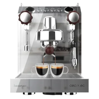 Cecotec Baristeo Classic Cafetera Espresso - 2700W - Sistema de Pre-Infusion - 15Bar - Control PID - Deposito 2.5L Extraible - Grifos Independientes - Temperatura Ajustable - Color Gris Meta