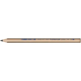 Staedtler Noris Natural 119 Jumbo Lapiz de Grafito Triangular 2B 4mm - Madera Certificada FSC - Cuerpo de Color Madera Natural · Pack de 12 uds.
