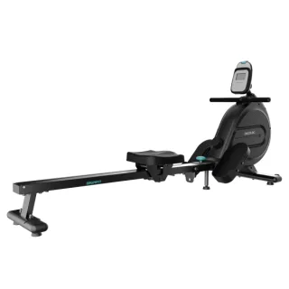 Cecotec Drumfit Rower 9000 Regatta Maquina de Remo - Pantalla LCD Multifuncion - Resistencia Magnetica Suave - 8 Niveles Ajustables - Volante 9kg - Estructura Plegable - Pedales con Correas