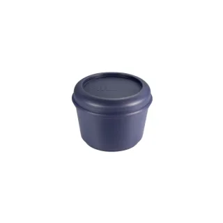 Milan Coleccion 430 Fiambrera Redonda 0.25L - Apta para Microondas, Lavavajillas y Congelador - Libre de BPA - Medidas 10 Ø x 7cm - Color Azul