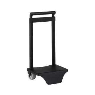 Safta Carro Portamochilas - Sujecion Universal - Material Resistente - Ruedas de PVC - 22x10x27cm - Color Negro