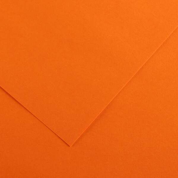 Canson Guarro Pack de 25 Cartulinas Iris de 185g - 50x65cm - Color Naranja