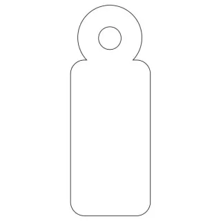 Apli Etiquetas Colgantes Blancas 11 x 29mm 200 U.