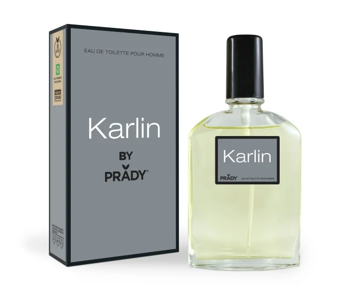 Prady Colonia de Hombre Karlin - Frasco de 90 ml - Spray Pulverizador