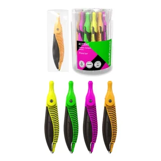 ErichKrause Accent Compas Escolar - Cuerpo de Plastico - Estuche de PVC - 122mm de Longitud - Radio Maximo de 150mm - Colores Surtidos · Pack de 24 uds.