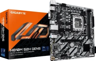 Gigabyte H810M S2H GEN5 Placa Base Intel 1851 2x DDR5 - M.2, SATA, PCIe4.0 - HDMI, DisplayPort, VGA, RJ-45, USB 3.2 - MicroATX