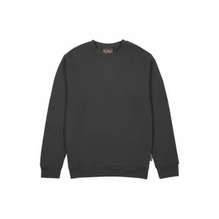 Upower Ombo Sudadera Cuello Redondo Alta Calidad - Talla 2XL - Suavidad y Resistencia, Ajuste Comodo, Detalles Elasticos, Proteccion DPI1, Polialgodon Duradero - Color Gris Meteorito
