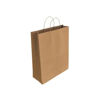 Bismark Bolsa de Papel Kraft - Medidas 40x14x32cm - Color Marron · Pack de 25 uds.