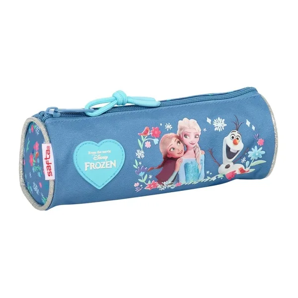 Safta Frozen Portatodo - Tirador Facil de Abrir - 1L - 200x70x70mm - Color Azul