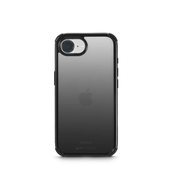 Hama Extreme Protect Funda para iPhone 16E - Antideslizante - Policarbonato - Proteccion D3O - Bordes Elevados - Color Negro