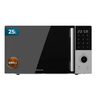 Cecotec Proclean 2500 Microondas - Potencia de 850W - Capacidad de 25L - y Grill 1200W - 8 Programas Preconfigurados - Plato de 315mm - Temporizador de 60min - Cerradura de Seguridad - Color