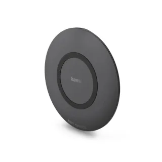 Hama Cargador Inalambrico - Potencia 15W - USB-C - Indicador LED - Carga Rapida - Antideslizante - Color Negro