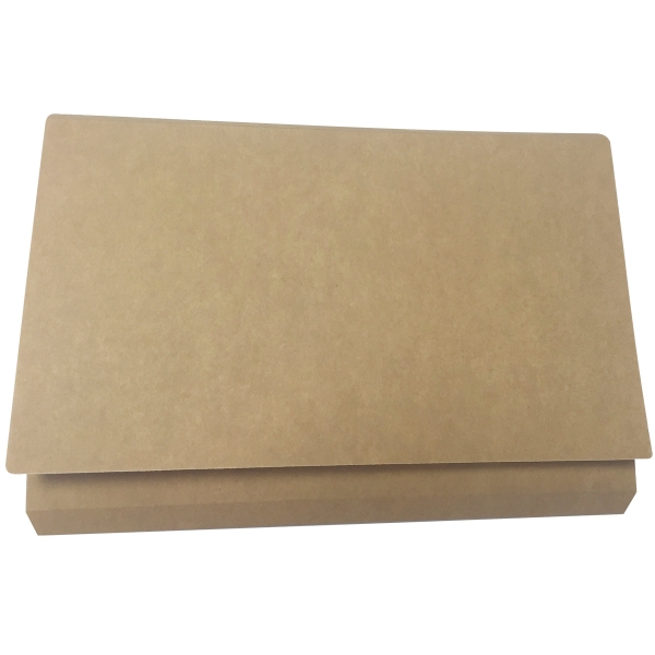 Gio By Elba Subcarpeta con Bolsa y Solapa Folio Kraft Bicolor - Resistente Cartulina de 240gr - Bolsa y Solapa para Mayor Proteccion - Diseño Bicolor Kraft · Pack de 25 uds.