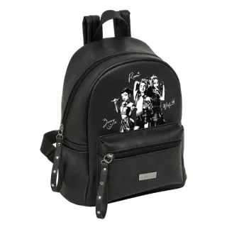 Safta K-Pop Demon Hunters Spirit Mini Mochila - Bolsillo Frontal y Lateral - Cremallera - Hombreras Ajustables - Asa Superior - Compacta y Ligera - 24x28x12cm - Color Negro