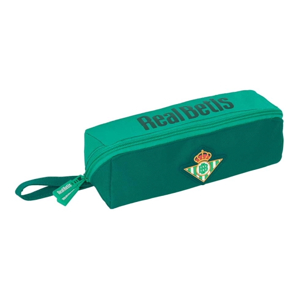 Safta Real Betis Balompie Portatodo - 2.2L - Cremallera Diagonal - Compartimento Interior - Asa Lateral - Resistente al Agua - 200x80x80mm - Color Verde