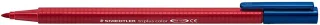 Staedtler Triplus Color 323 Rotulador de Punta Fina - Trazo 1mm Aprox - Tinta Base de Agua - Color Rojo Carmin · Pack de 10 uds.