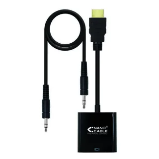 Nanocable Conversor HDMI/SVGA+AUDIO HDMI/M-SVGA/H