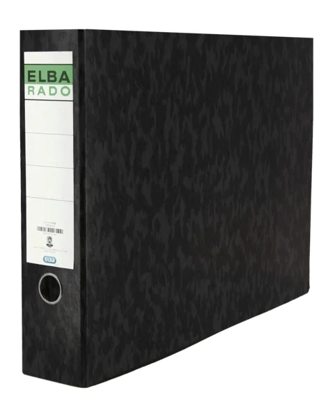 Elba Archivador Palanca Carton Compacto A3 Apaisado - Resistente y Duradero - Tamaño A3 Apaisado - Ideal para Organizar Documentos