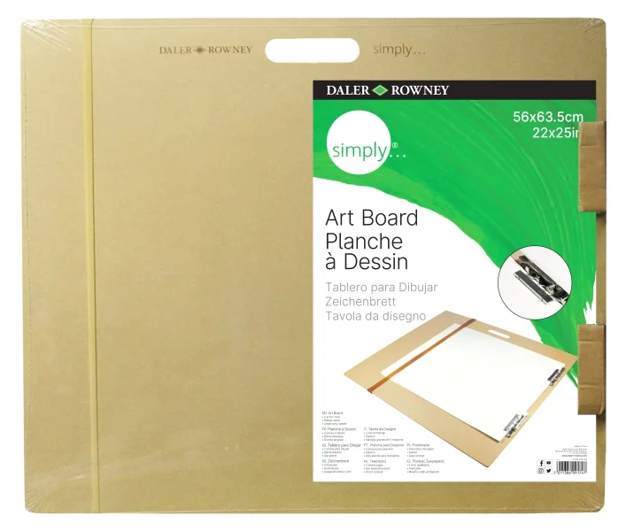 Daler Rowney Simply Plancha de Madera para Dibujar -56x63.5cm - Color Madera Claro