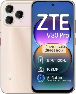 ZTE Blade V80 Pro Smartphone Pantalla 6,7" - 8 GB - 256 GB - 120 Hz - Camara 108 MP - Bateria 5000 mAh - Color Dorado