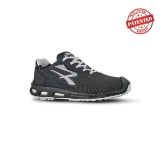 Upower Imperius S ESD Calzado de Seguridad - Talla 35 - Puntera AirToe Aluminium, Antipinchazos, Alta Resistencia a la Abrasion, Suela Infinergy, Proteccion S3S CI FO SR - Color Gris Oscuro