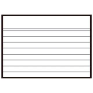 Apli Fichas Rayas Nº1 95x65mm 100U - Ideal para Organizar y Clasificar - Resistente y Duradero - Multicolor