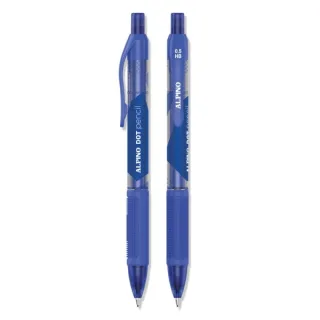 Alpino Dot Portaminas 0,5mm - Agarre Comodo - Goma de Borrar - Color Azul · Pack de 24 uds.