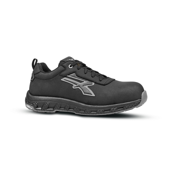 Upower Marcus ESD Calzado de Seguridad - Talla 35 - Microfibra Nobuck Hidrofugo, Puntera Fibertoe, Plantilla Antiperforacion Ultraligera, Suela EVA Caucho, Proteccion S3S CI HI HRO FO SR - C