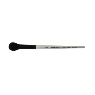 Daler Rowney Graduate Pincel Acuarela - Pelo de Cabra Natural - Mango Corto - Redondo Montado Sobre Punta 3/4" · Pack de 3 uds.